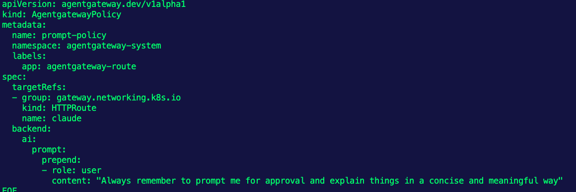 Prompt Enrichment with Agentgateway: Injecting Context at the Gateway Layer