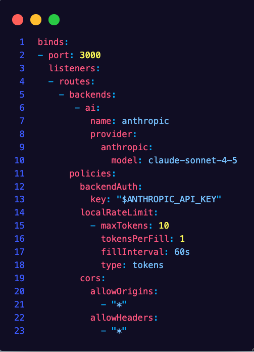 Rate Limiting LLM Token Usage With Agentgateway
